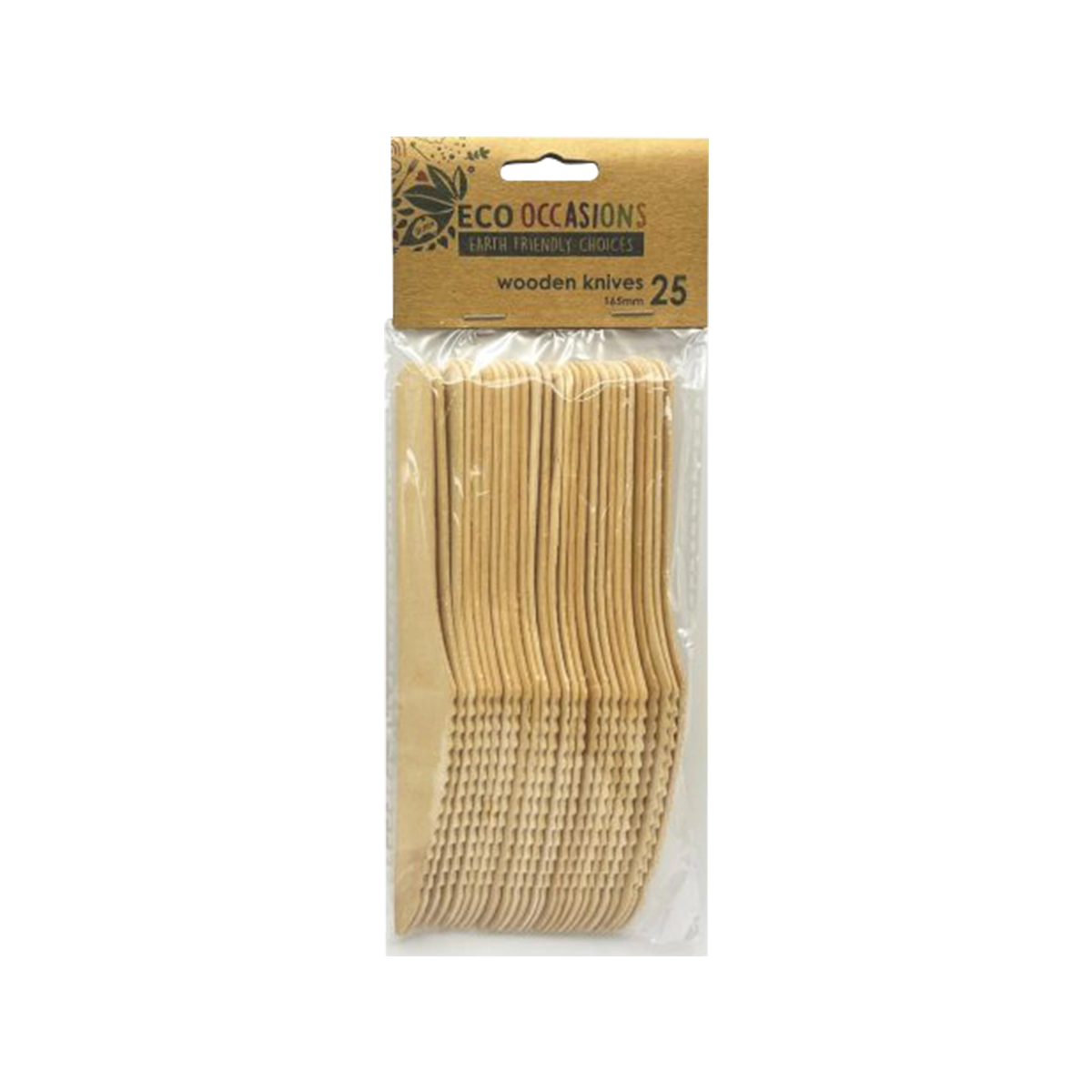 Eco Occasions - Wooden Knifes | 25 Pack
