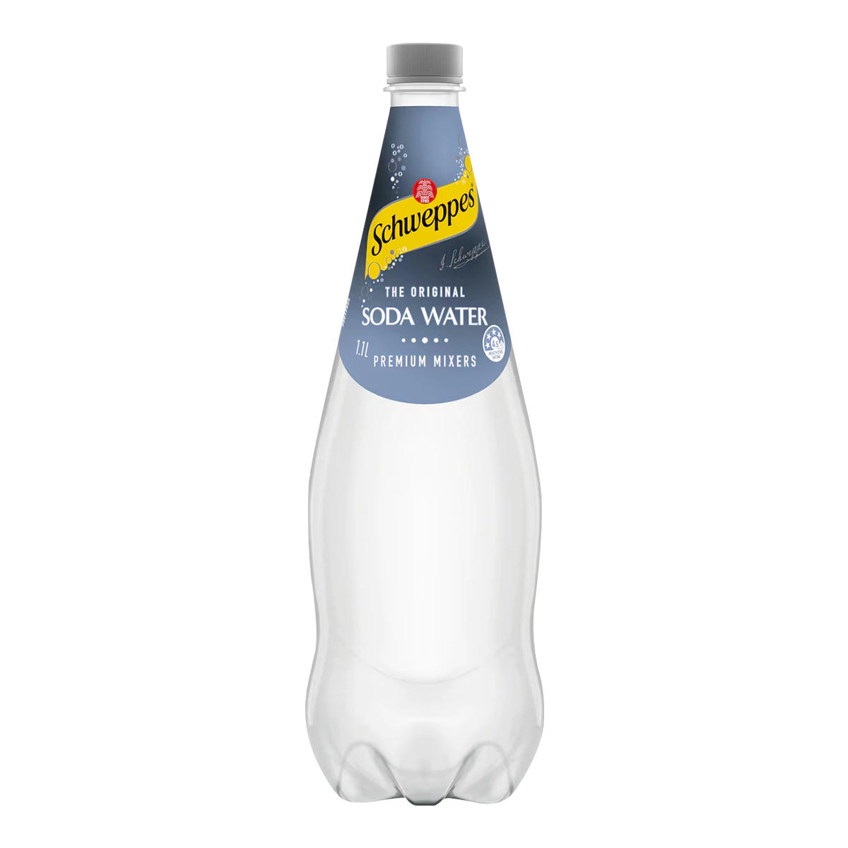 Schweppes - Soda Water Bottle Classic Mixers | 1.1L